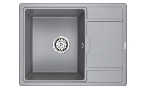 Кухонная мойка Paulmark FLUGEN 50-650 PM216550-GRM 65х50 цвет серый